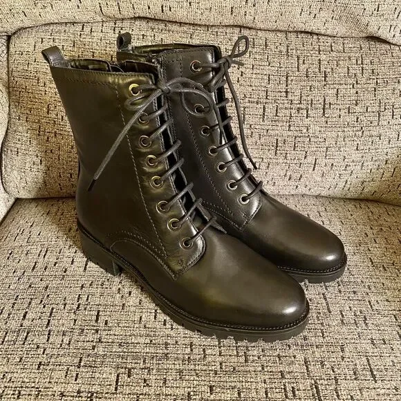 DUNE LONDON Dune Prestone Ladies Leather Boots Black Size US EU 39